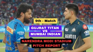 GT vs MI Pitch Report of Narendra Modi Stadium Ahemdabad