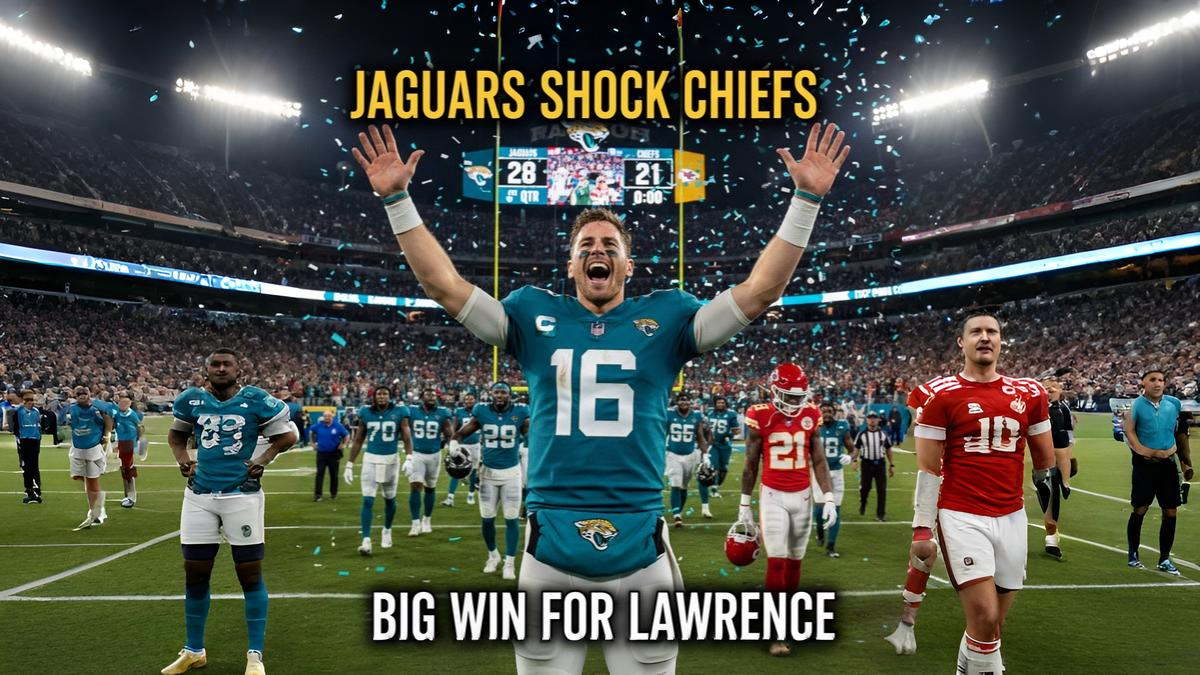 Trevor Lawrence Leads Jaguars