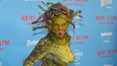 Heidi Klum 2025 Halloween Medusa Look
