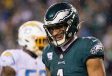 Eagles QB Jalen Hurts Takes Blame After 5 Turnovers in Loss vs Chargers