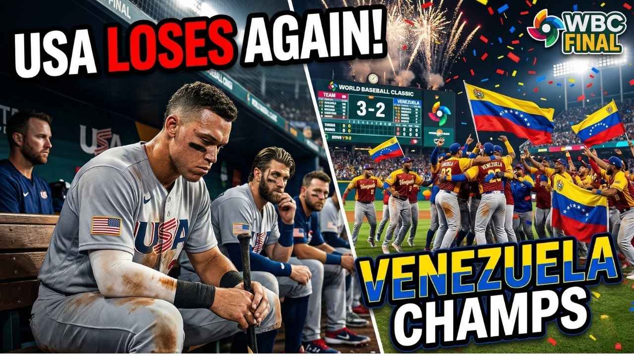 Team USA players disappointed while Venezuela celebrates WBC 2026 final win